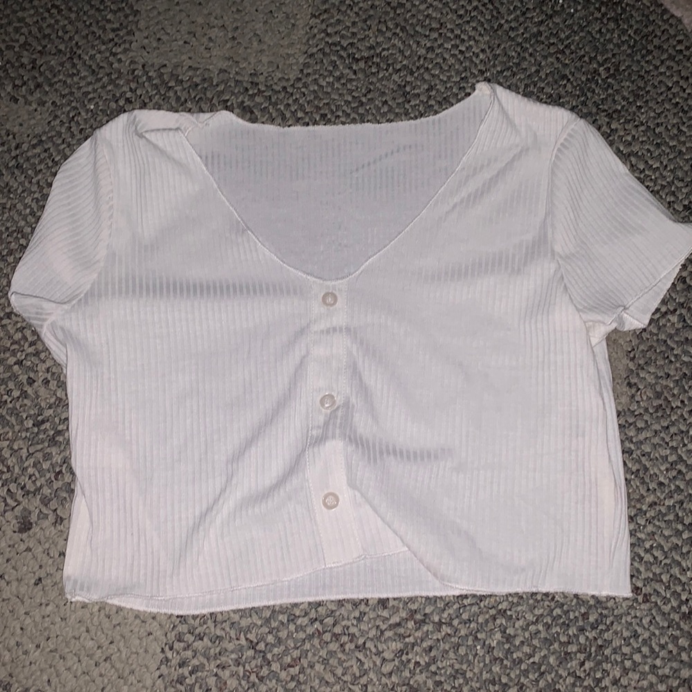 White Shein Top